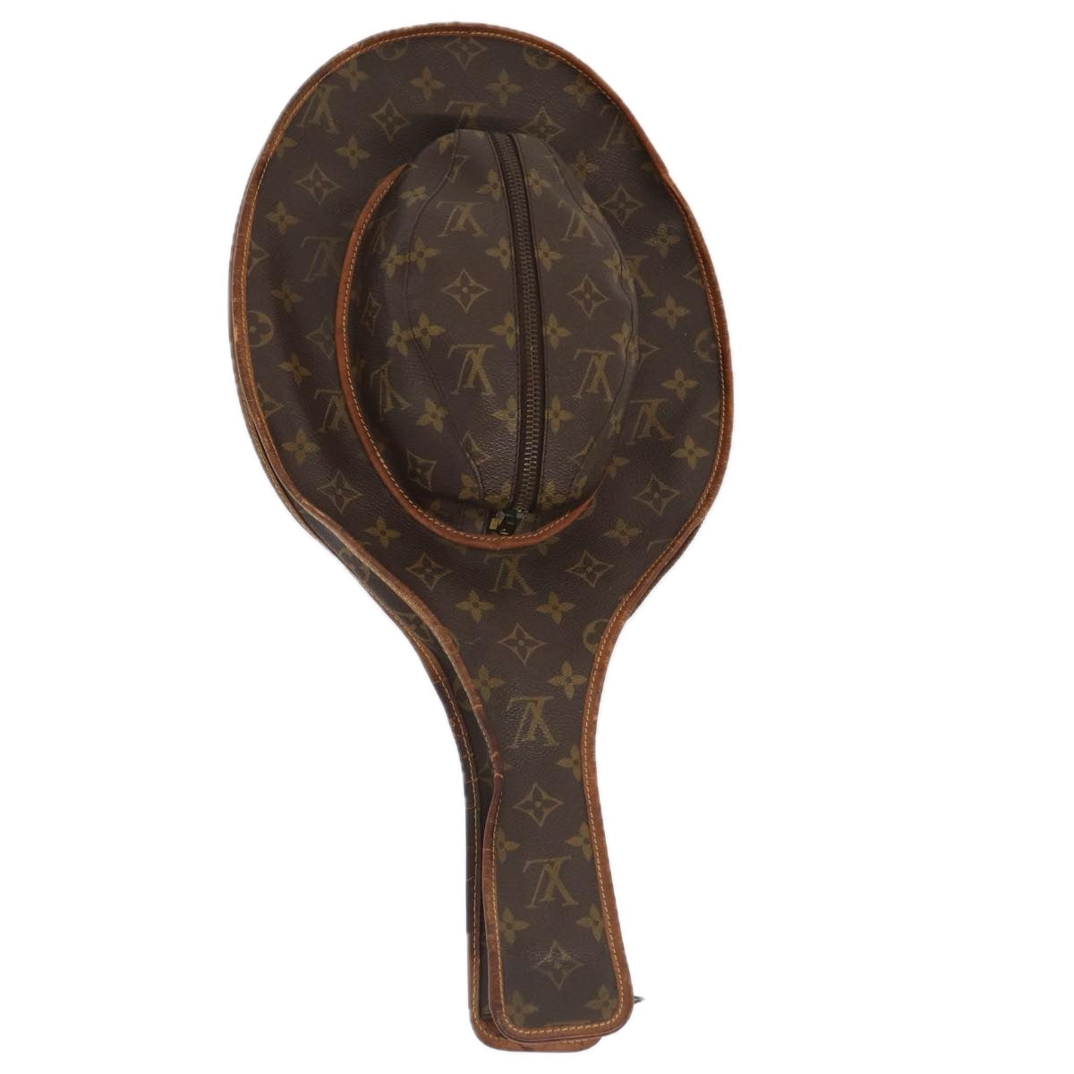 LOUIS VUITTON Monogram Racket Case LV Auth 87275