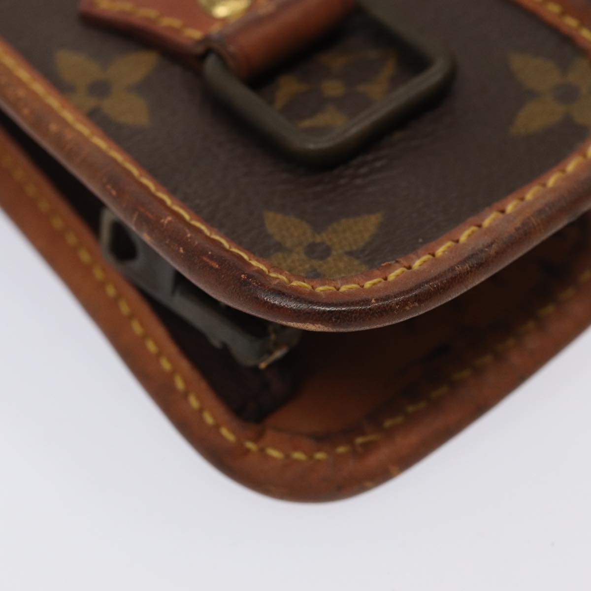 LOUIS VUITTON Monogram Racket Case LV Auth 87275