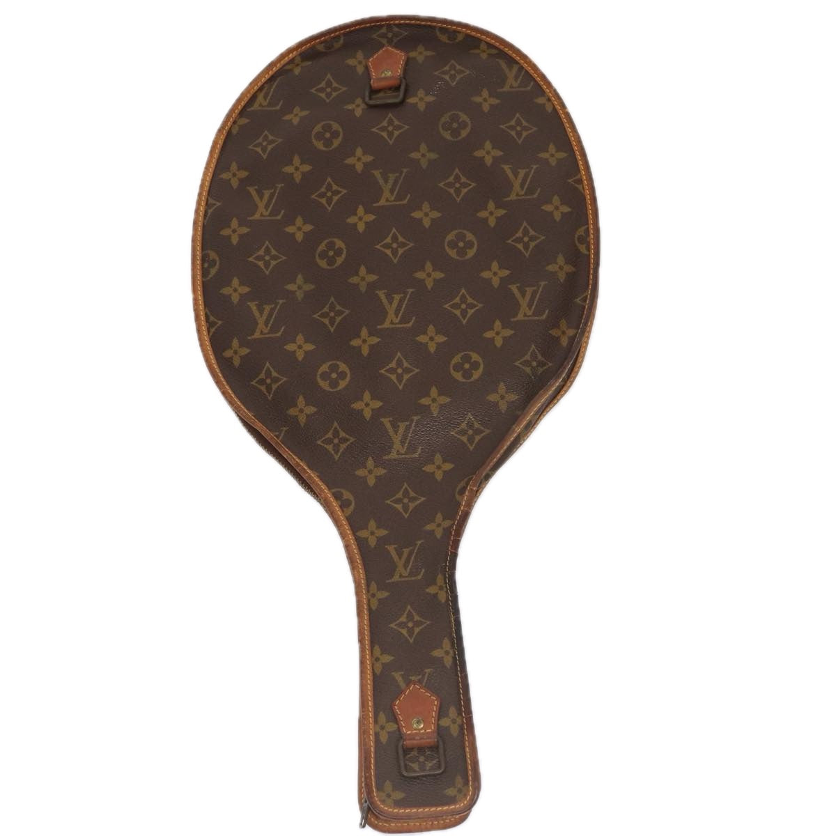 LOUIS VUITTON Monogram Racket Case LV Auth 87275