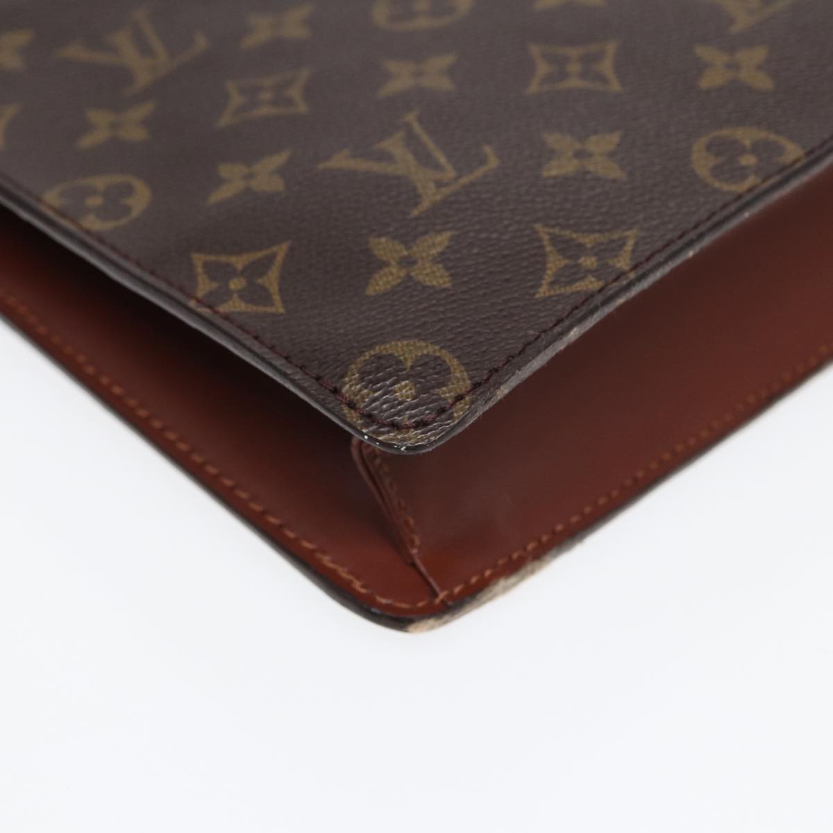 LOUIS VUITTON Monogram Pochette Homme Clutch Bag M51795 LV Auth 87294