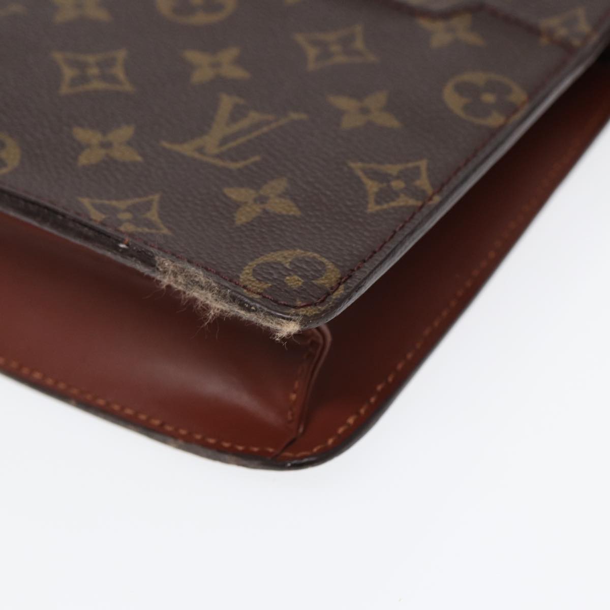 LOUIS VUITTON Monogram Pochette Homme Clutch Bag M51795 LV Auth 87294