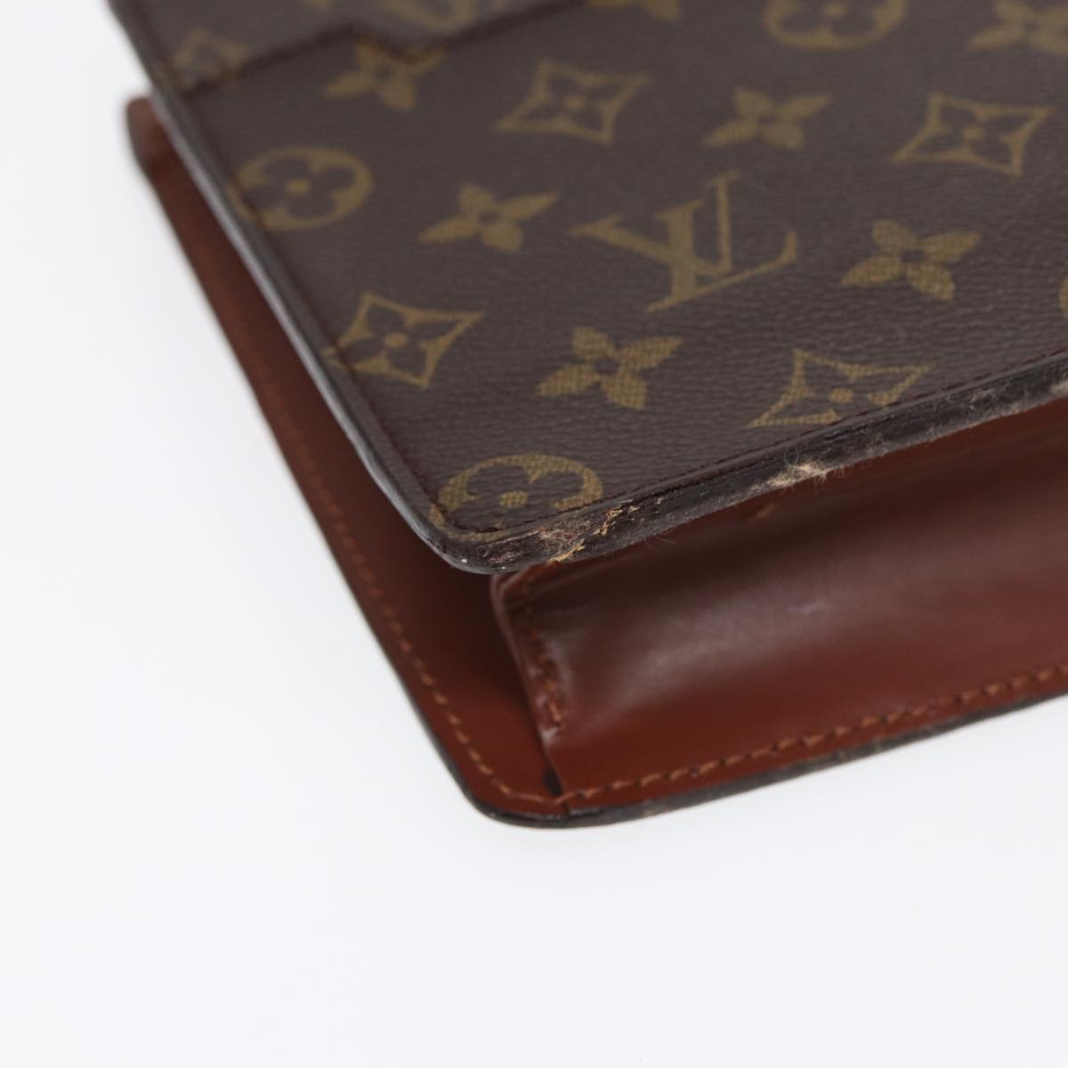 LOUIS VUITTON Monogram Pochette Homme Clutch Bag M51795 LV Auth 87294