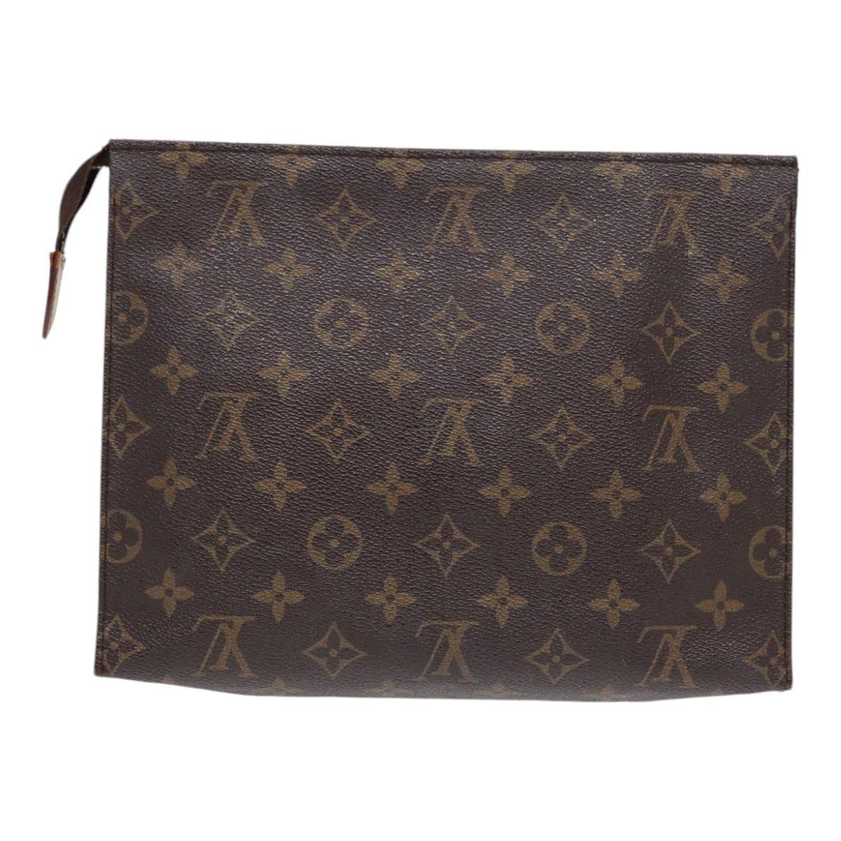 LOUIS VUITTON Monogram Poche Toilette 26 Pouch M47542 LV Auth 87303