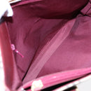 BURBERRY Nova Check Tote Bag Canvas Leather Beige Bordeaux Auth 87306-11