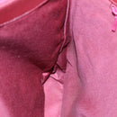 BURBERRY Nova Check Tote Bag Canvas Leather Beige Bordeaux Auth 87306-18