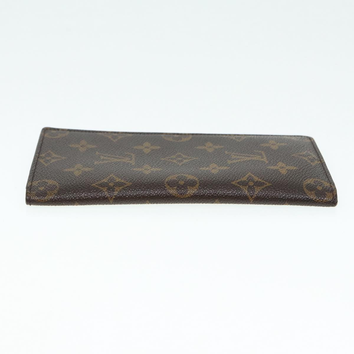 LOUIS VUITTON Monogram Porte Valeurs Cartes Credit Wallet M61823 LV Auth 87328