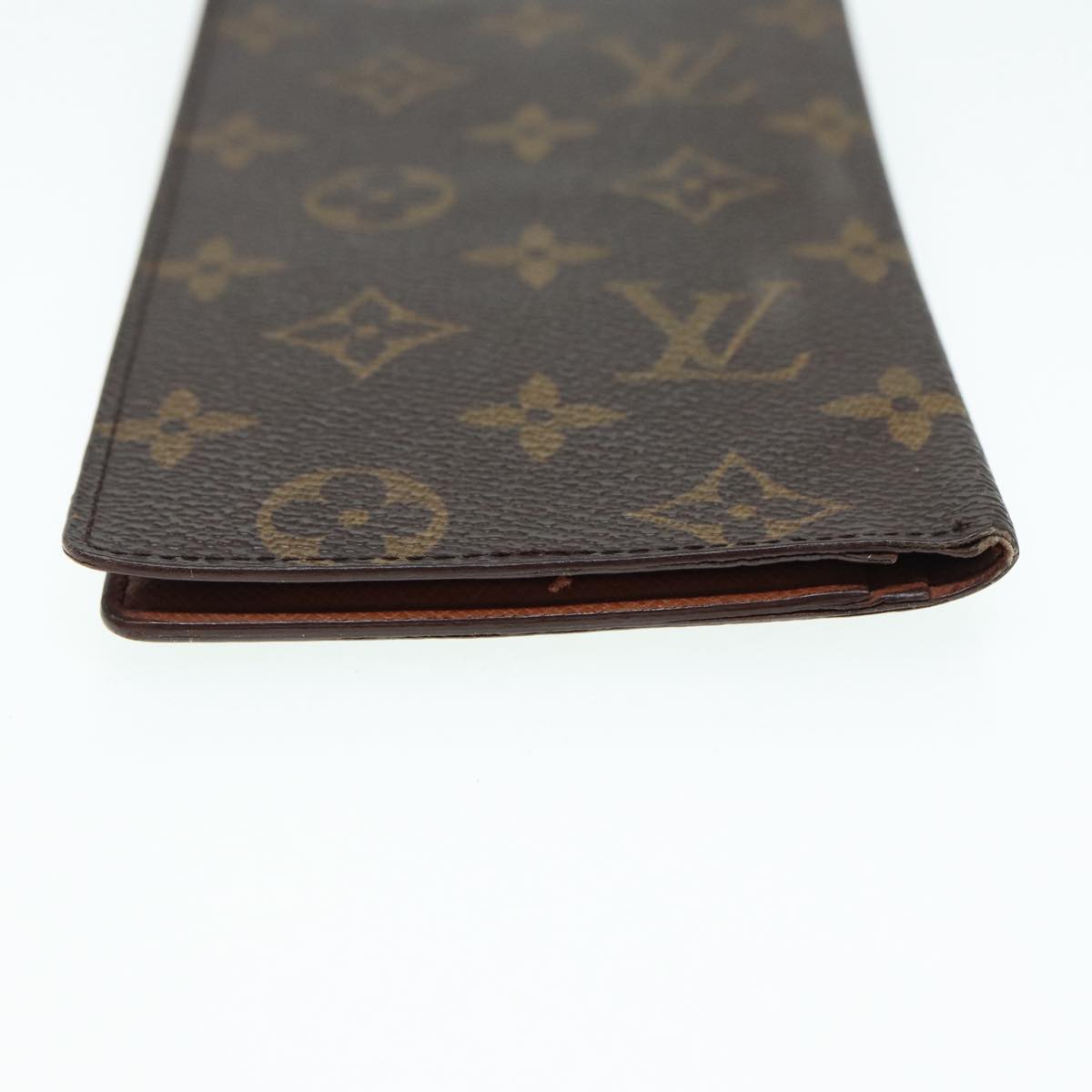 LOUIS VUITTON Monogram Porte Valeurs Cartes Credit Wallet M61823 LV Auth 87328