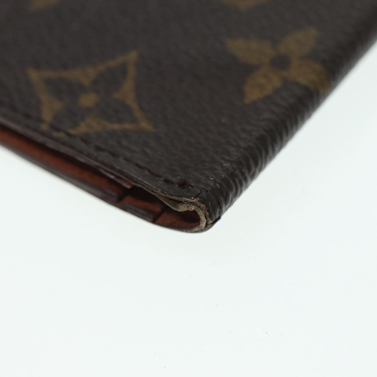 LOUIS VUITTON Monogram Porte Valeurs Cartes Credit Wallet M61823 LV Auth 87328