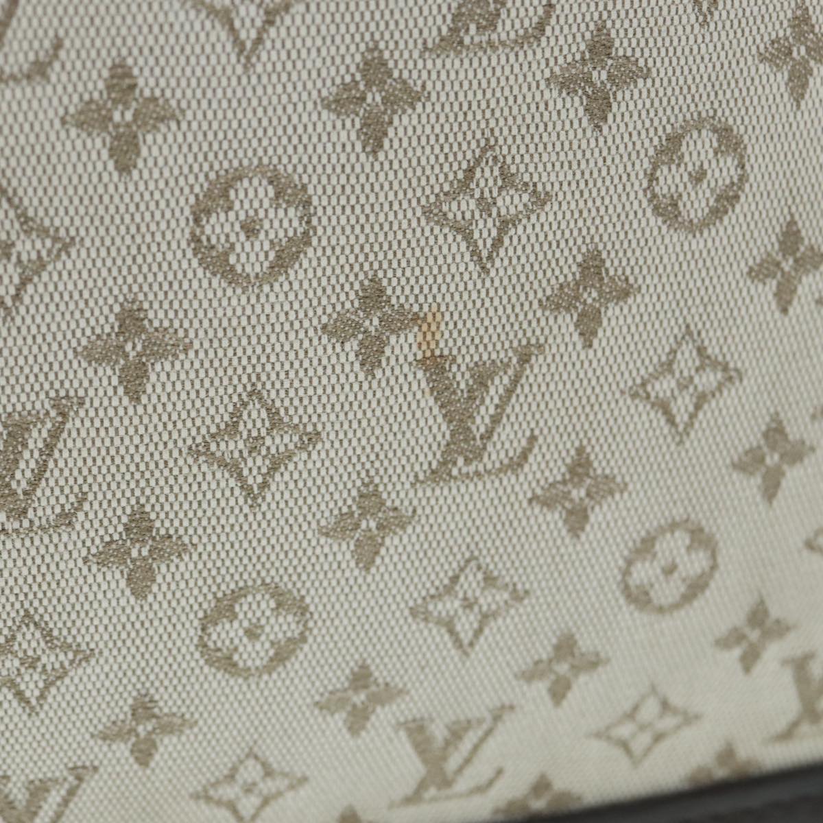 LOUIS VUITTON Monogram Mini Alma Haut Hand Bag Khaki M92203 LV Auth 87332