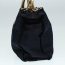 PRADA Hand Bag Nylon Navy Auth 87347-3