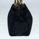 PRADA Hand Bag Nylon Navy Auth 87347-4