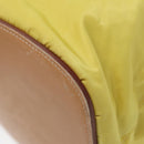 PRADA Shoulder Bag Nylon Yellow Auth 87348-16