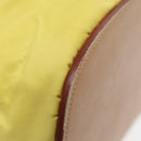 PRADA Shoulder Bag Nylon Yellow Auth 87348-17