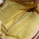 PRADA Shoulder Bag Nylon Yellow Auth 87348-9