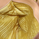 PRADA Shoulder Bag Nylon Yellow Auth 87348-21