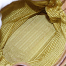 PRADA Shoulder Bag Nylon Yellow Auth 87348-25