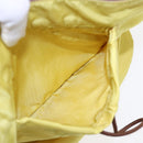 PRADA Shoulder Bag Nylon Yellow Auth 87348-11