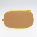 PRADA Shoulder Bag Nylon Yellow Auth 87348-5