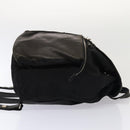 PRADA Backpack Nylon Leather Black Auth 87351-3
