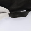 PRADA Rugzak Nylon Leer Zwart Auth 87351-7