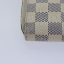 LOUIS VUITTON Damier Azur Zippy Organizer Long Wallet N60012 LV Auth 87355-15