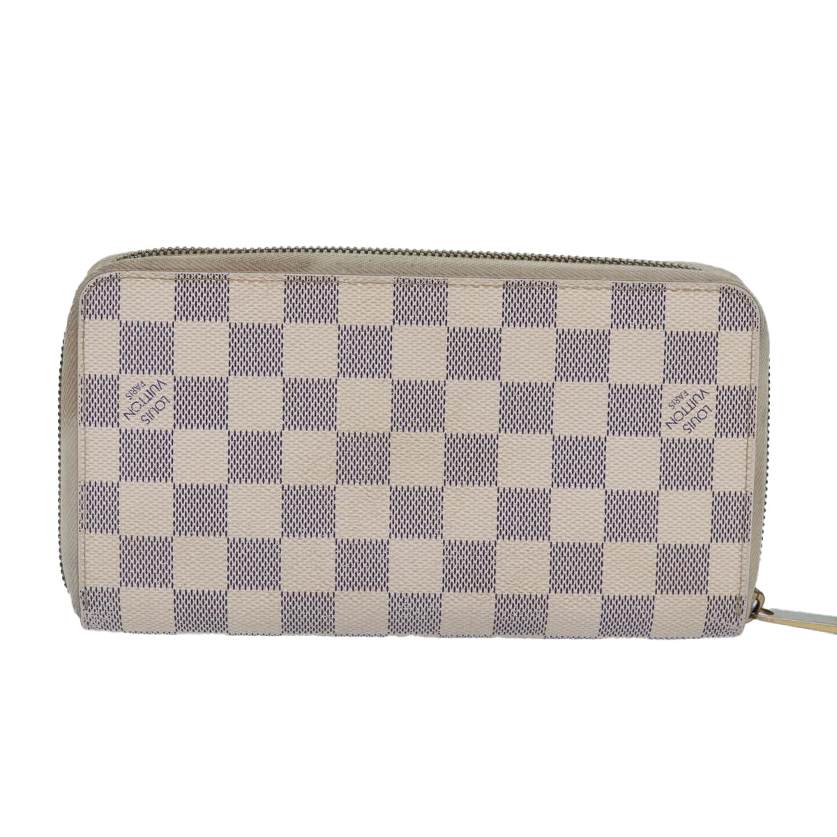 LOUIS VUITTON Damier Azur Zippy Organizer Long Wallet N60012 LV Auth 87355 - 0