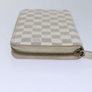 LOUIS VUITTON Damier Azur Zippy Organizer Long Wallet N60012 LV Auth 87355-3