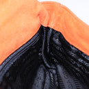 PRADA Shoulder Bag Suede Orange Silver Auth 87356-20