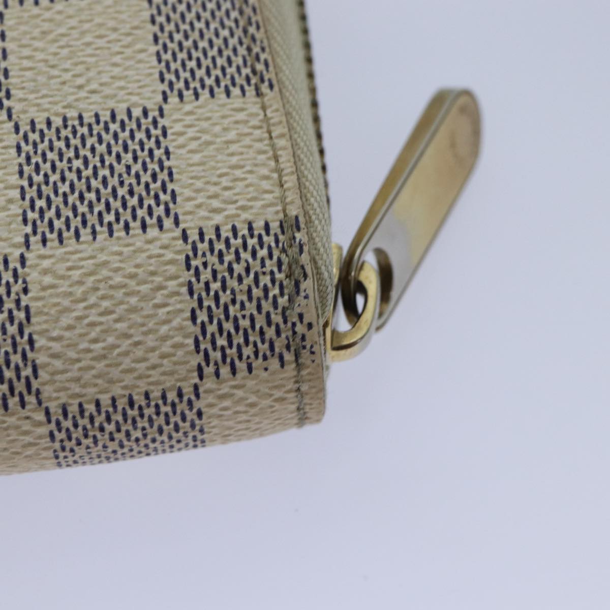 LOUIS VUITTON Damier Azur Zippy Organizer Long Wallet N60012 LV Auth 87358