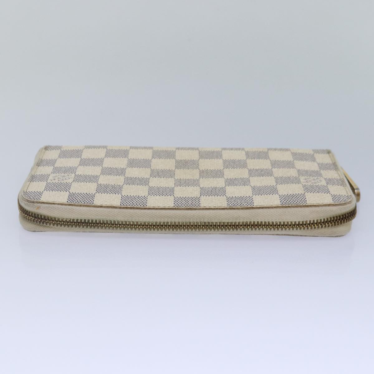 LOUIS VUITTON Damier Azur Zippy Organizer Long Wallet N60012 LV Auth 87358