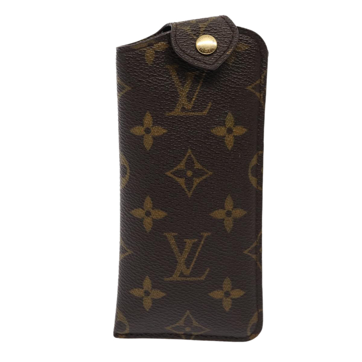 LOUIS VUITTON Monogram Etui Lunette PM Glasses Case M66545 LV Auth 87367