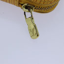 LOUIS VUITTON Epi Agenda Geode Travel Case Yellow M63879 LV Auth 87368-8