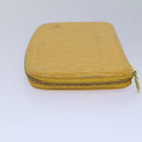 LOUIS VUITTON Epi Agenda Geode Travel Case Yellow M63879 LV Auth 87368-5