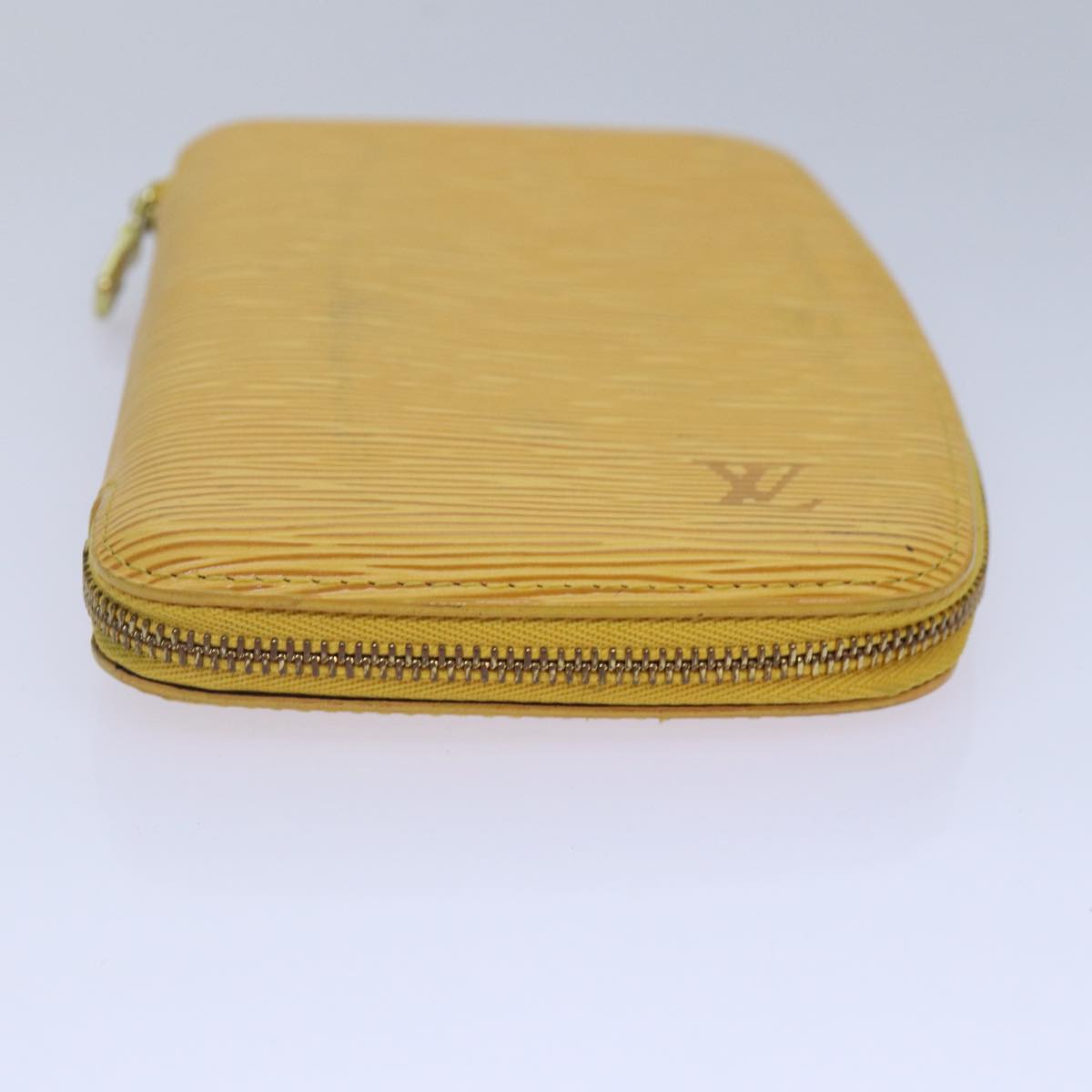 LOUIS VUITTON Epi Agenda Geode Travel Case Yellow M63879 LV Auth 87368