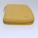 LOUIS VUITTON Epi Agenda Geode Travel Case Yellow M63879 LV Auth 87368-6