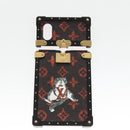 LOUIS VUITTON Transformed Monogram Cat iphone X Eye Trunk M63891 LV Auth 87378-9