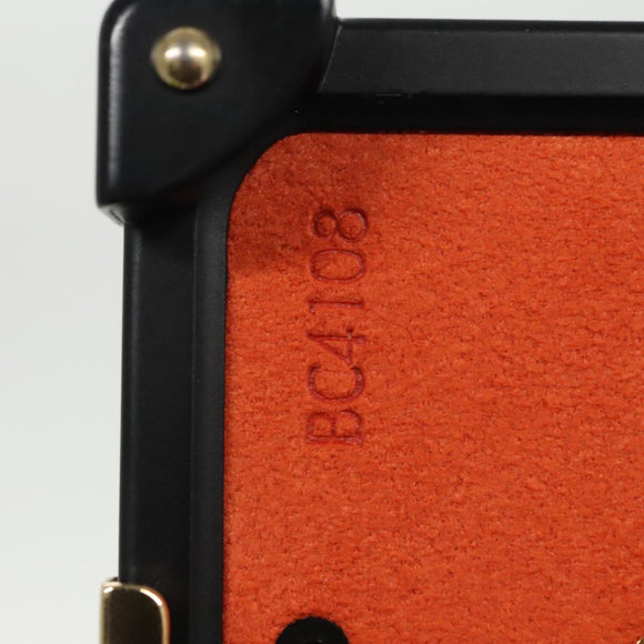 LOUIS VUITTON Transformed Monogram Cat iphone X Eye Trunk M63891 LV Auth 87378