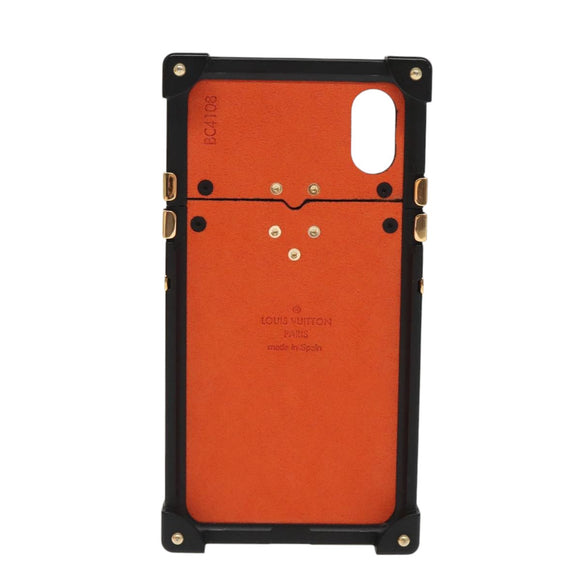 LOUIS VUITTON Transformed Monogram Cat iphone X Eye Trunk M63891 LV Auth 87378