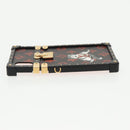 LOUIS VUITTON Transformed Monogram Cat iphone X Eye Trunk M63891 LV Auth 87378-4