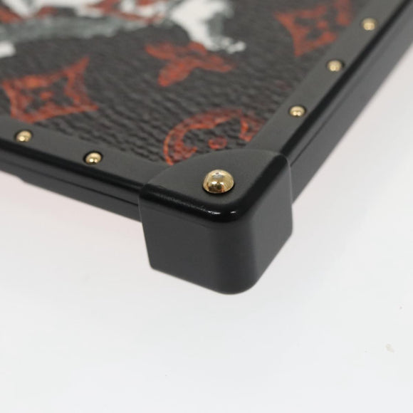 LOUIS VUITTON Transformed Monogram Cat iphone X Eye Trunk M63891 LV Auth 87378