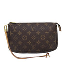 LOUIS VUITTON Monogram Pochette Accessoires Pouch M51980 LV Auth 87388-1