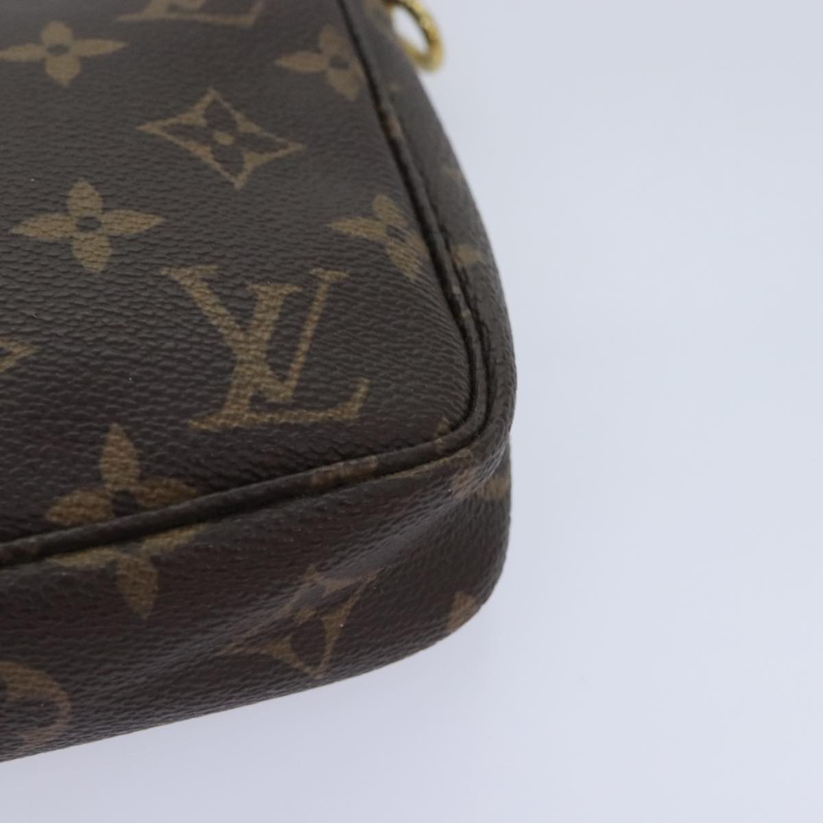 LOUIS VUITTON Monogram Pochette Accessoires Pouch M51980 LV Auth 87388