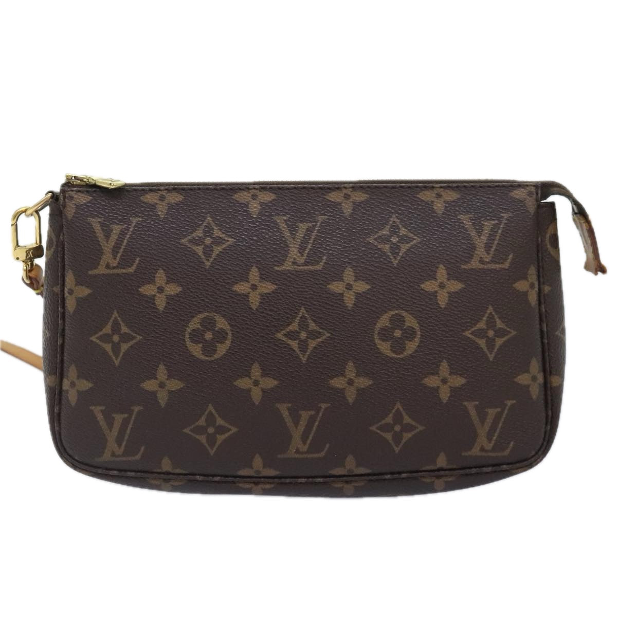 LOUIS VUITTON Monogram Pochette Accessoires Pouch M51980 LV Auth 87388