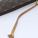 LOUIS VUITTON Monogram Pochette Accessoires Pouch M51980 LV Auth 87388-7