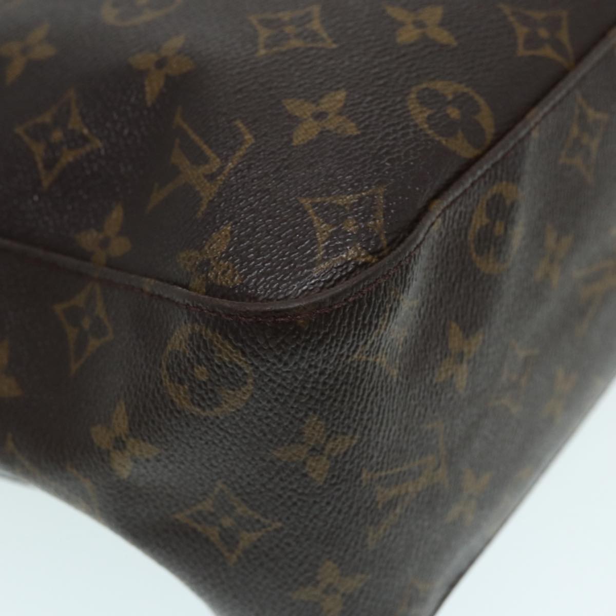 LOUIS VUITTON Monogram Looping GM Shoulder Bag M51145 LV Auth 87401