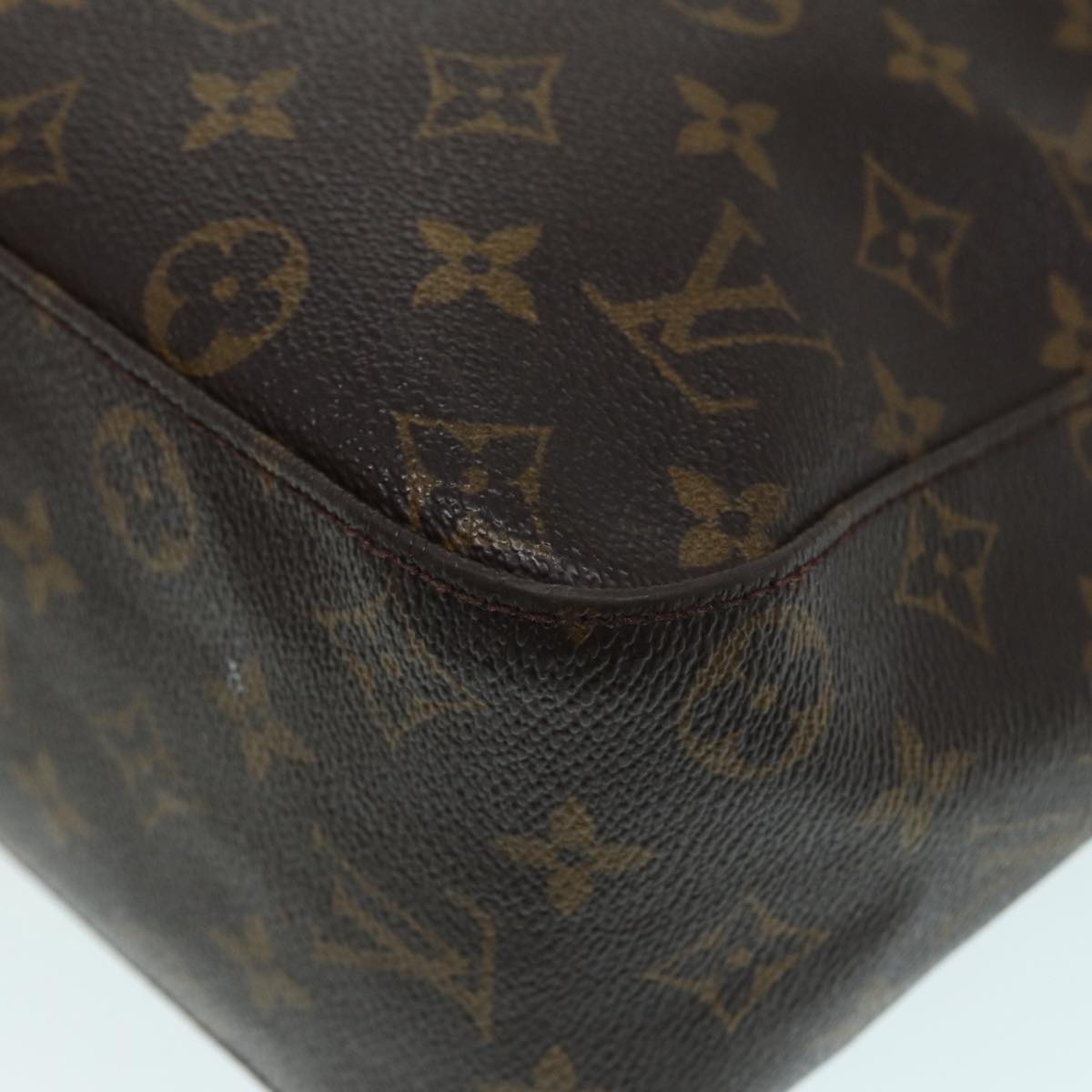 LOUIS VUITTON Monogram Looping GM Shoulder Bag M51145 LV Auth 87401