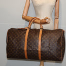 LOUIS VUITTON Monogram Keepall 60 Boston Bag M41422 LV Auth 87415-22