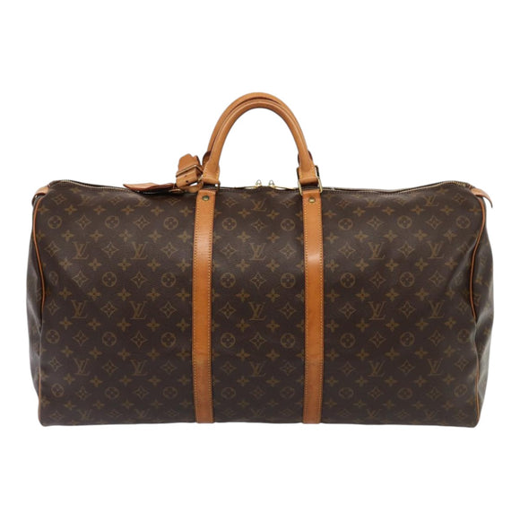 LOUIS VUITTON Monogram Keepall 60 Boston Bag M41422 LV Auth 87415