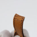 CELINE Macadam Canvas Hand Bag PVC Leather Brown Gold Auth 87429-9