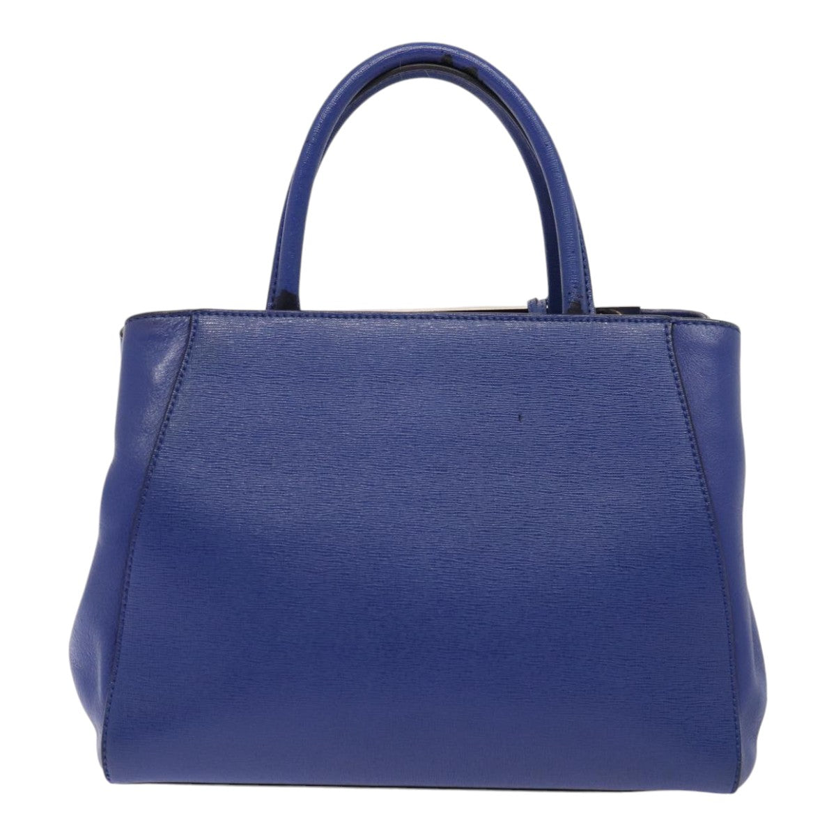 FENDI To joule Hand Bag Leather 2way Blue Auth 87435 - 0